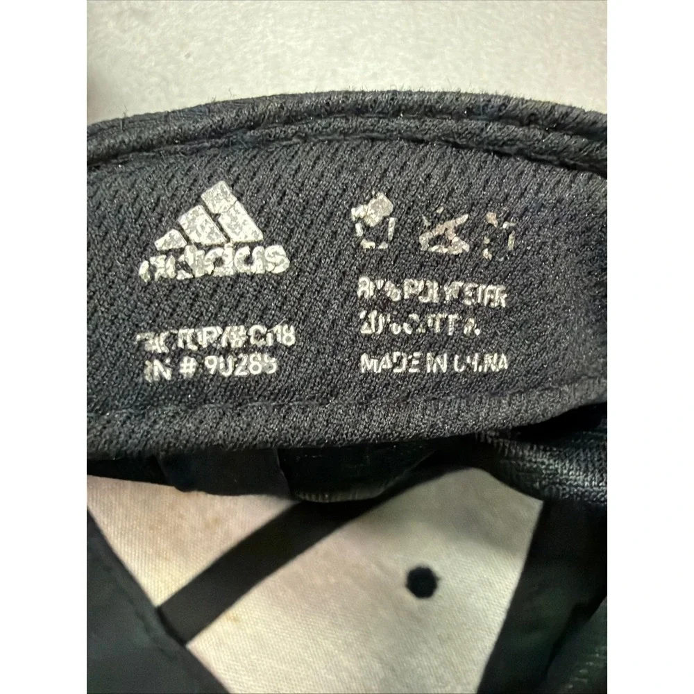 Adidas‎ Climalite Black Baseball Cap Adjustable Hat Mens Training Running Logo